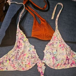 2 80's look Victoria's Secret Bikini tops, Brand new!